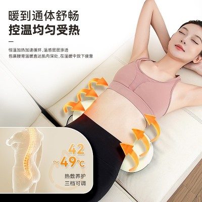 腰部按摩器顶腰器震动热敷智能脉冲充气拉伸牵引护腰椎腰部按摩仪图2
