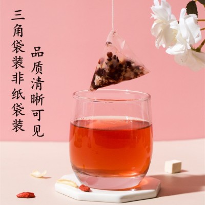 酸枣仁茶 厂家直销酸枣仁百合茯苓茶 75g三角包晚安茶图2