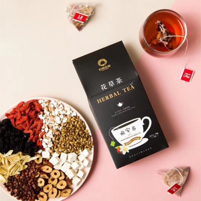 酸枣仁茶 厂家直销酸枣仁百合茯苓茶 75g三角包晚安茶图4