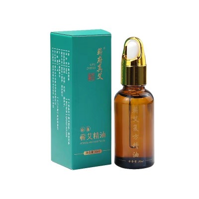 厂家直销蕲艾艾草精油艾油身体按摩通经络蕲艾叶推拿艾灸刮 痧精油图5