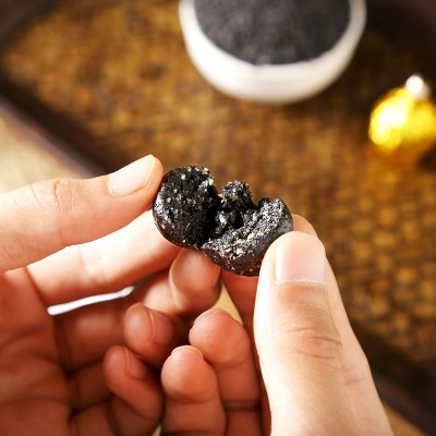 黑芝麻丸九蒸九晒批发91g 芝麻球芝麻零食黑芝麻独立包装丸子图4