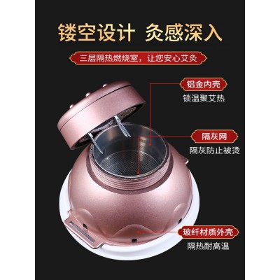 艾美灸家用无烟艾灸器抖音热销随身灸肚子腰腹胸部艾灸仪一 件代发图2