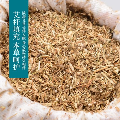 批发艾草宫廷枕 艾草组合连体枕家用 支持代发艾灸艾叶颈椎枕代发图2
