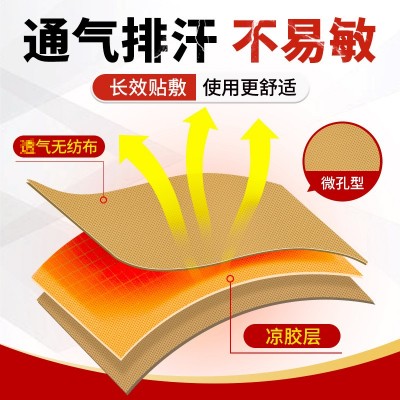 万痛筋骨贴膏膏药贴 颈椎膝盖艾草贴膏药贴会销跑江湖礼品 老黑膏图2