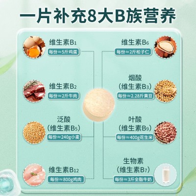 21金维他维生素B多种维生素b族片男女士复合片b1 b2 b6 b12叶酸图3