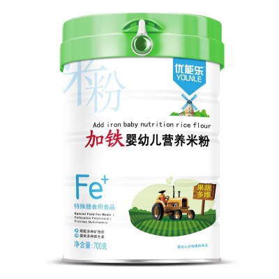 婴儿米粉宝宝辅食罐装多口味多规格营养米糊出厂价拼箱下单专用图2
