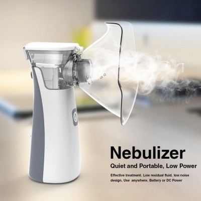 手持微网雾化器家用静音便携可调雾化机三种面罩usb插电nebulizer图3