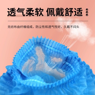 昊硕医用帽子一次性使用弹力头套防护外科手术帽条帽男女卫生图3