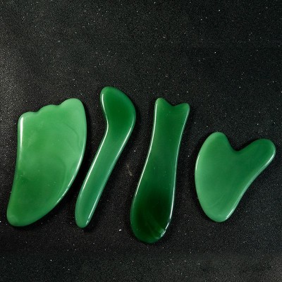 锦博澜玉石刮痧拨筋棒面部疏通经络透明水晶点穴按摩板鱼形疏通经图4