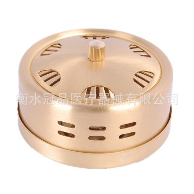 厂家批发铜随身灸铜艾灸盒加厚艾灸仪器艾条艾柱温灸器具艾盒图4