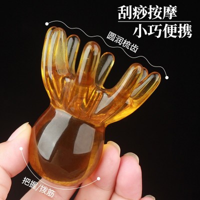 八爪鱼按摩梳章鱼梳头皮按摩器头部经络穴位头疗梳子大宽齿批发图2