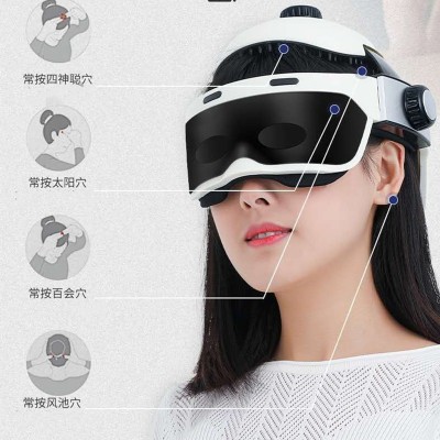头部按摩仪家用全自动热敷按摩器气压揉捏蓝牙音乐经络疏通按摩图3
