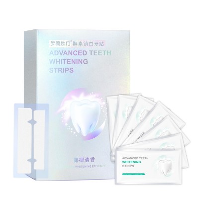 椰椰清香酵素牙贴炫白牙齿去黄洁白贴片口腔护理牙贴厂家批发图5