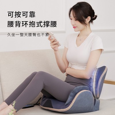 盆骨仪坐垫收胯髋提臀多功能腰部按摩器家用电动折叠揉捏按摩靠垫图2