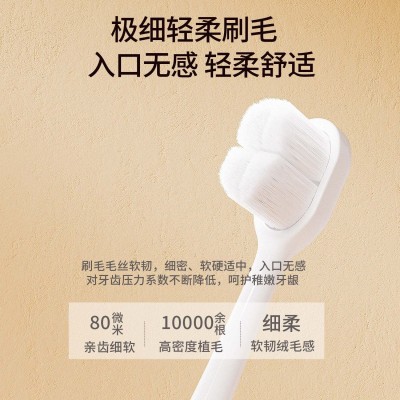 婴幼儿万根毛牙刷0-3-5岁宝宝护齿专用牙刷儿童卡通牙刷厂 家批发图3