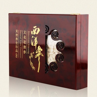 花旗参送礼长白山特产西洋参片含片切片 非500克 西洋参礼盒图4