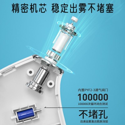 高压纳米注氧仪 水光喷雾补水仪 便携式冷喷保湿手持礼品定制厂家图3