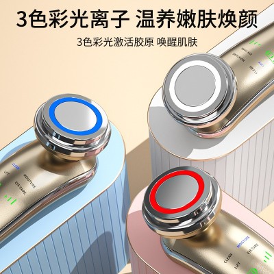 EMS微电流导入仪家用脸部导入美容仪超声波按摩仪冷热提拉嫩肤仪图2