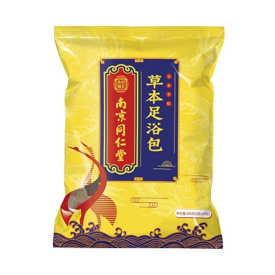 南京同仁堂艾草艾叶红花生姜花椒草本足浴包6g*30包沐足一件代发图4