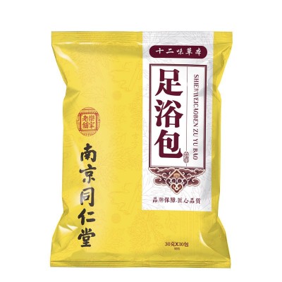 南京同仁堂足浴包十二味泡脚温暖双脚独立包装源头厂家批发泡脚包图5