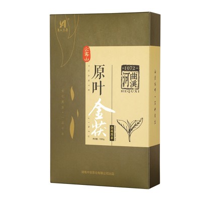 安化黑茶原叶金茯1kg卡盒礼品茶叶 湖南特产品牌直批厂价 联系客服图5