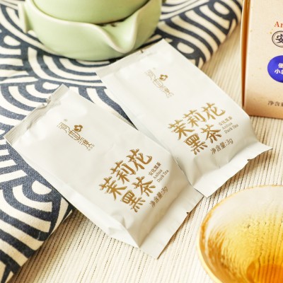 安化黑茶天尖茶花茶茉莉花黑茶独立包装单泡茶特产茶叶工厂直批图2