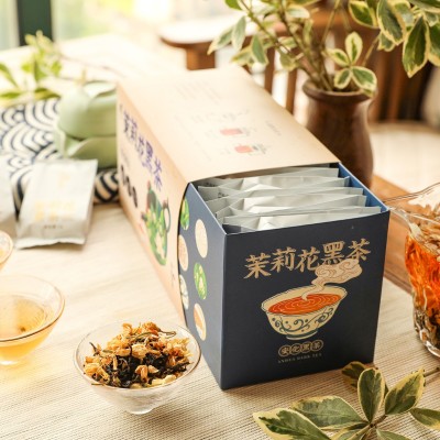 安化黑茶天尖茶花茶茉莉花黑茶独立包装单泡茶特产茶叶工厂直批图3