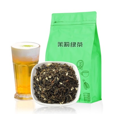 茉莉绿茶奶茶店专用茶叶柠檬茶原料茉莉花茶鲜果茶奶绿柠檬绿茶底图5