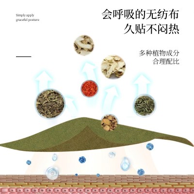 白云山花城美腿贴 纤纤玉腿贴精油艾灸贴懒人修身贴纤腿贴轻姿贴图3
