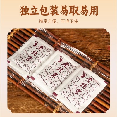 老北京艾草足贴通用艾叶竹炭足贴去湿气脚底贴艾足贴厂家批发代发图3