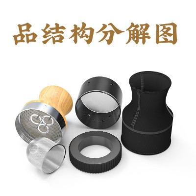 砭石艾灸罐艾灸盒推灸罐珍珠灸艾灸套盒温灸器具美容院灸 罐帝王罐图4