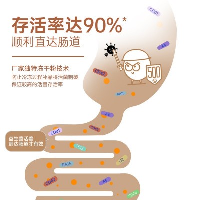 复合益生元益生菌肠道活性益生菌冻干粉蘑菇瓶装现货批发一 件代发图5