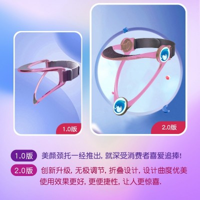 新款可调式颈托防低头肩颈脖子前倾颈椎矫正护颈固定支撑架 牵引器图3
