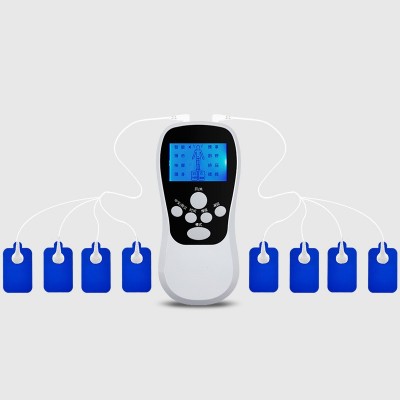 厂家直供 蓝屏双孔数码经络按摩仪脉冲经络家用迷你按摩器 理疗仪图3