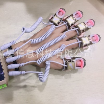 生物电经络按摩仪 便携式金手指微电流疏通发热温灸保健美体仪器图2