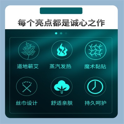 时珍验方三伏养生艾草贴穴位温和发热蕲艾贴艾草暖腰膏贴厂家批发图4