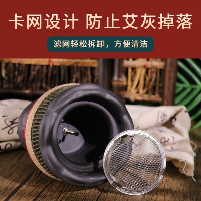 多规格砭石火龙罐陶瓷紫砂罐刮痧熨烫推拿罐美人罐莲花温灸罐现货图3