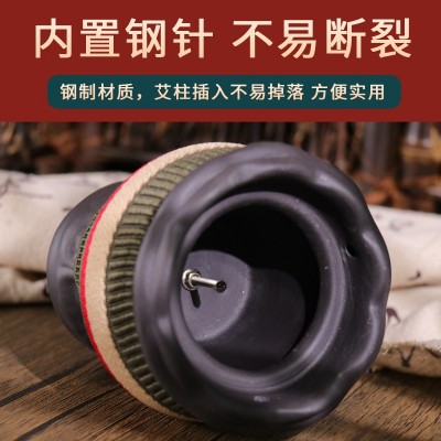 多规格砭石火龙罐陶瓷紫砂罐刮痧熨烫推拿罐美人罐莲花温灸罐现货图2