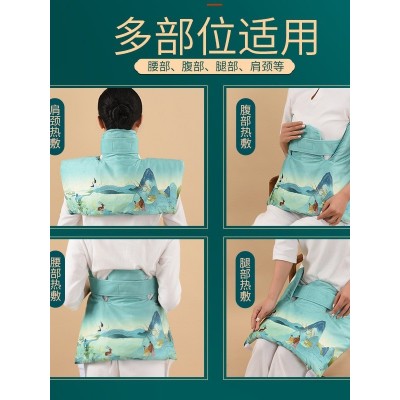 国风电加热艾绒肩颈宝热敷马甲艾草护肩家用保暖护背加大肩颈艾灸图2