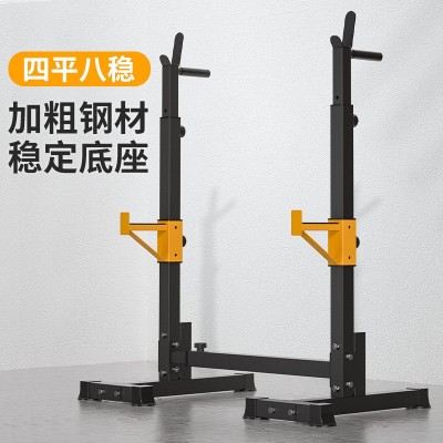 深蹲架可调节杠铃架举重床 卧推架家用健身器材套举重架哑铃凳图3