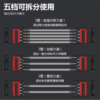 扩胸器拉力器男专业弹簧臂力器手臂胸肌开背多功能家用健身训练器图3