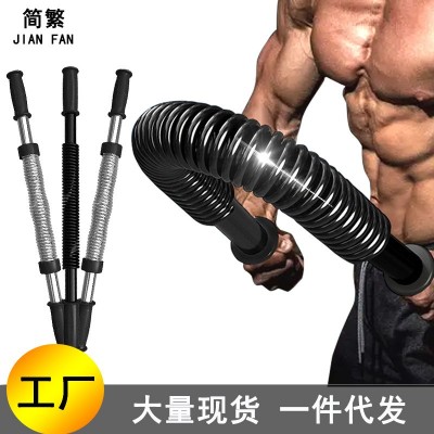 臂力器男士握力臂肌训练40KG弹簧30健身器材50公斤60代批发臂力棒图1