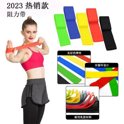 弹力带深蹲男女蜜桃臀弹力圈瑜伽拉力带运动力量训练健身带阻力带图2