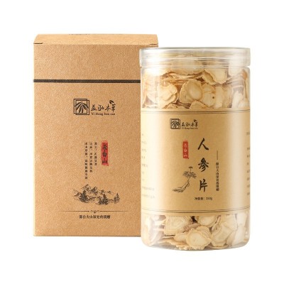 人参片批发 250g礼品装 东北特产长白山生晒参白参无硫干 人参切片图5