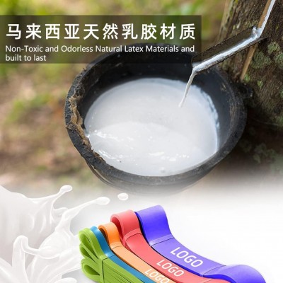 健身弹力带力量训练伸展拉力绳男阻力带练肩膀引体向上辅助带厚圈图3