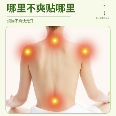 香港大药房天麻三七通络贴颈肩腰腿膝盖贴艾灸贴温灸贴艾草贴批发图3