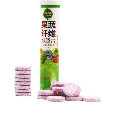 绿昂多维泡腾片 膳食纤维固体饮料代加工果味 泡腾片招商批发代理图5