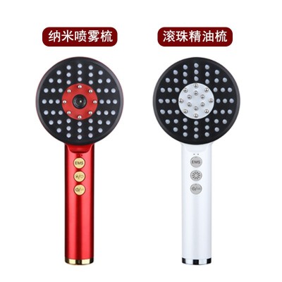 电动EMS多功能按摩梳头皮按摩器上药梳防脱激光生发仪生发红光梳图5