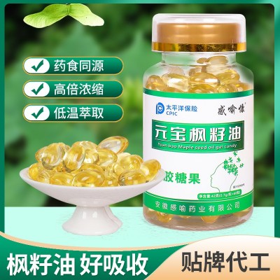 神经酸元宝枫籽油软胶囊食用枫籽油提取物60粒装现货供应 源头厂家图2