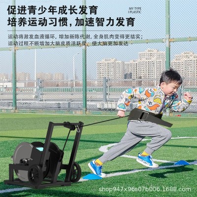 1080阻力训练器山东蓝德田径短跑抗阻训练拉力带可调节摩擦阻力器图3